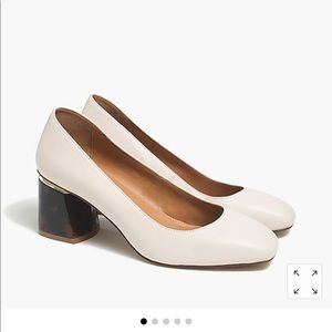 J crew tortoise block heel!
